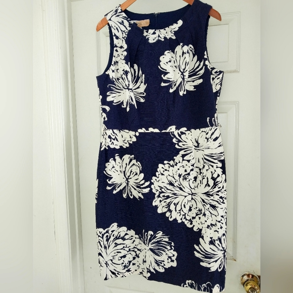 Navy Blue & White dress